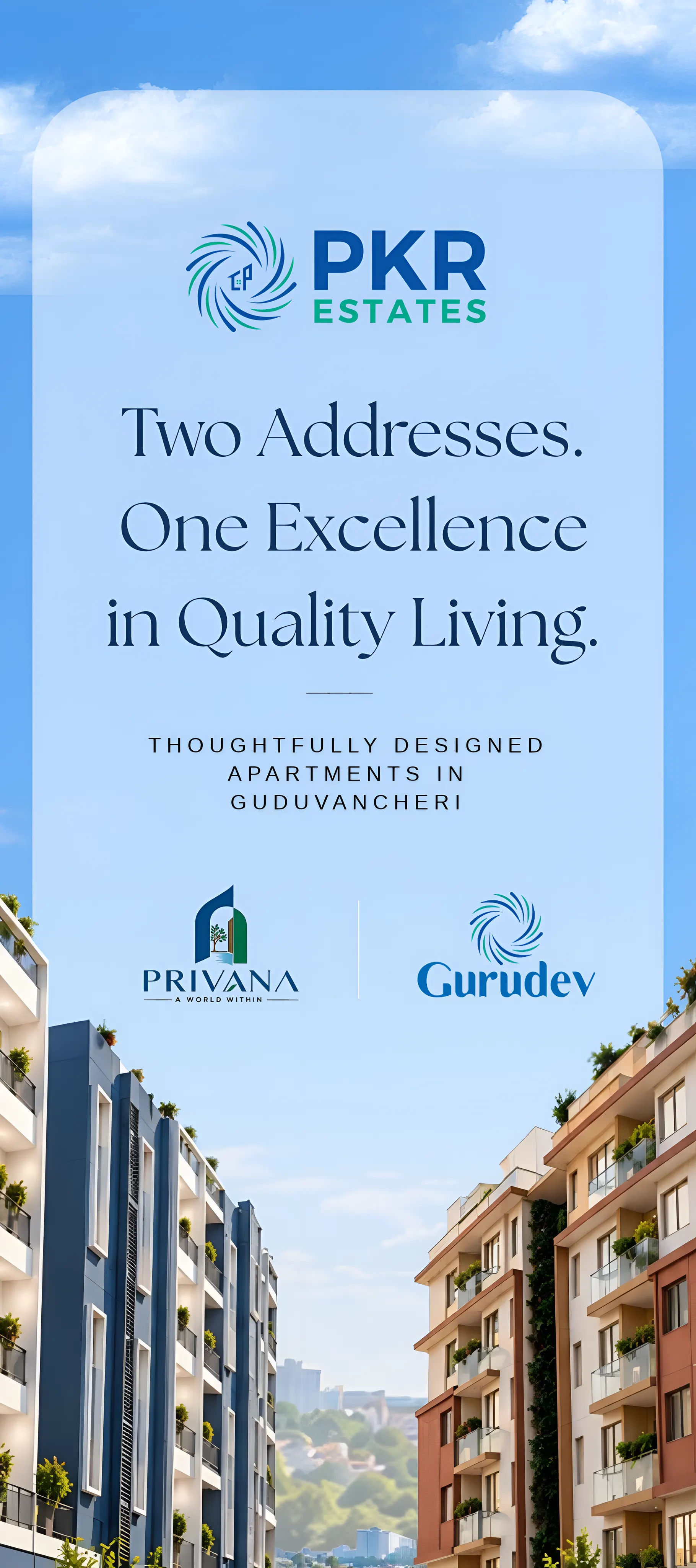 Project amenities banner